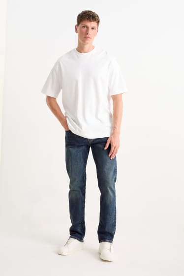 Hommes - Straight jean - LYCRA® - jean bleu foncé