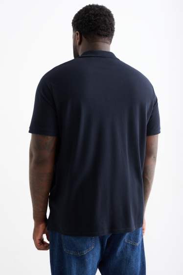 Hommes - Polo - bleu foncé