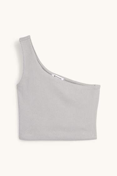 Dona - Top crop - gris