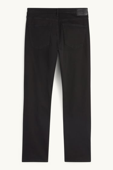 Pánské - Straight jeans - LYCRA® - černá