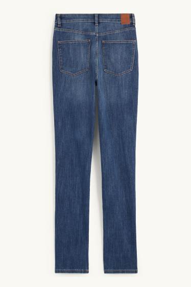 Femei - Slim jeans - talie înaltă - denim-albastru