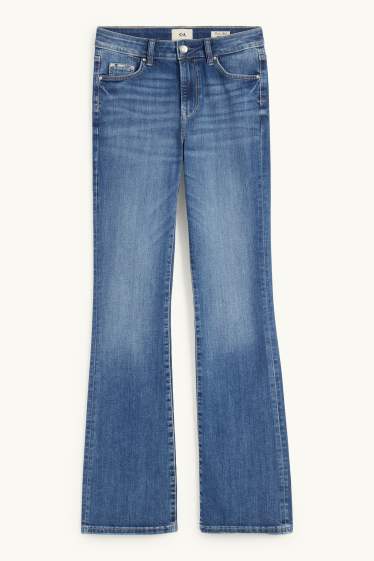 Damen - Bootcut Jeans - Mid Waist - LYCRA® - jeansblau