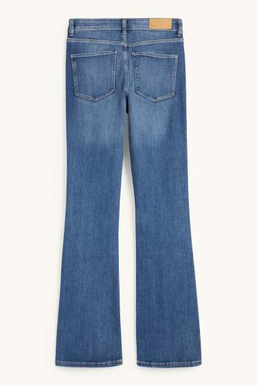 Damen - Bootcut Jeans - Mid Waist - LYCRA® - jeansblau