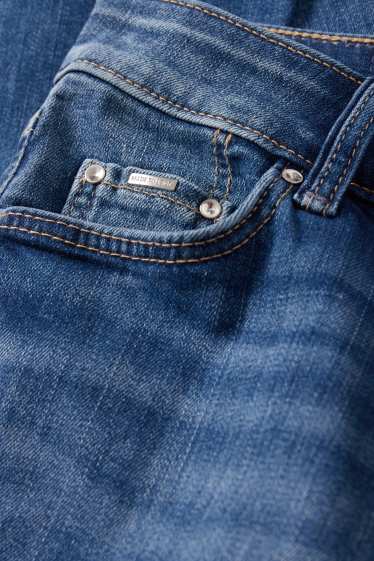 Damen - Bootcut Jeans - Mid Waist - LYCRA® - jeansblau