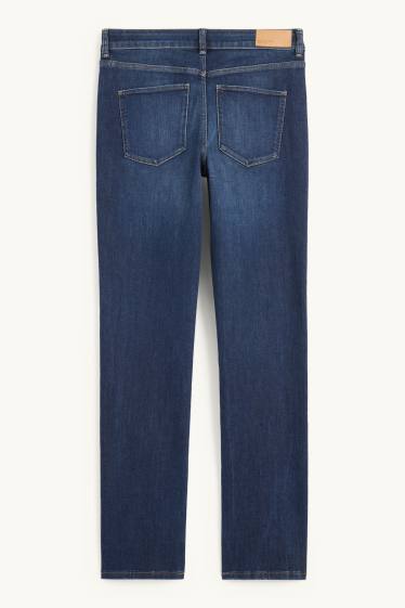 Dona - Straight jeans - mid waist - LYCRA® - texà blau