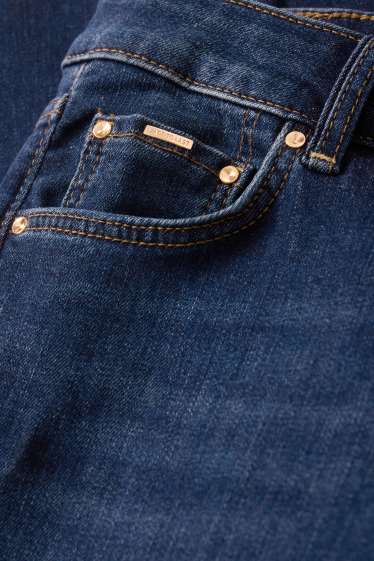 Dona - Straight jeans - mid waist - LYCRA® - texà blau