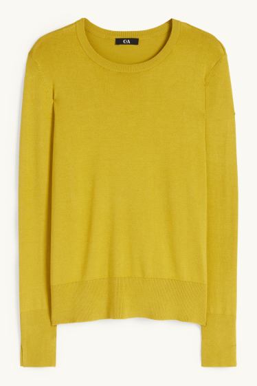 Women - Jumper - mustard yellow
