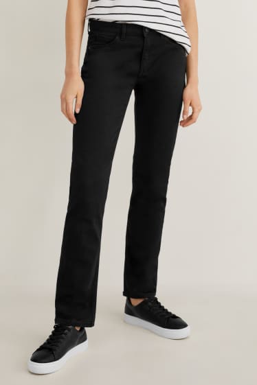 Mujer - Straight jeans - negro