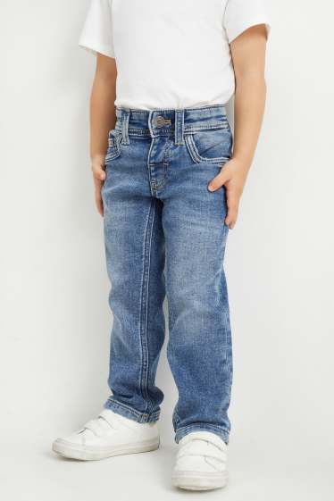 Kinder Jungen - Straight Jeans - jeansblau
