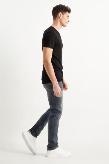 Men - Slim jeans - Flex jog denim - LYCRA® - denim-light gray