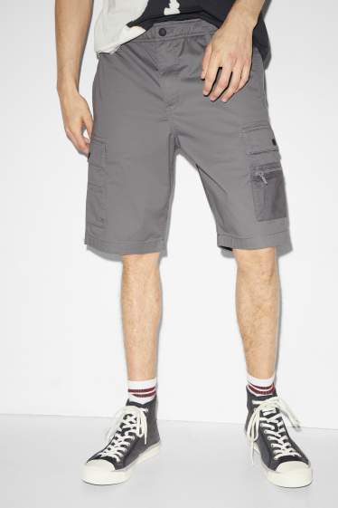 Herren - Cargoshorts - grau