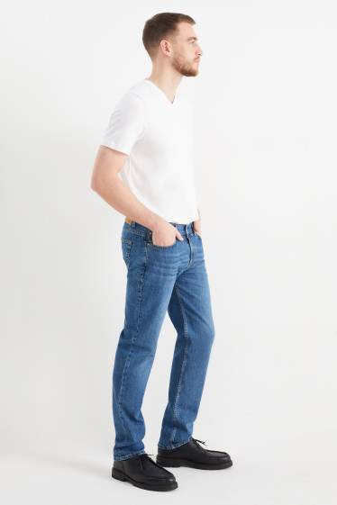 Hommes - Straight jean - jean bleu