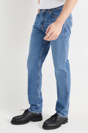Hommes - Straight jean - jean bleu