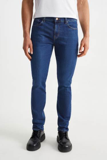 Pánské - Slim jeans - džíny - modré