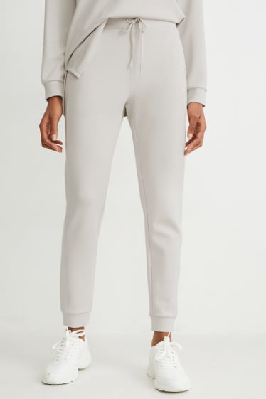 Dona - Pantalons de xandall bàsics - crema