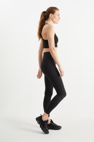 Dames - Legging - naadloos - LYCRA® - zwart