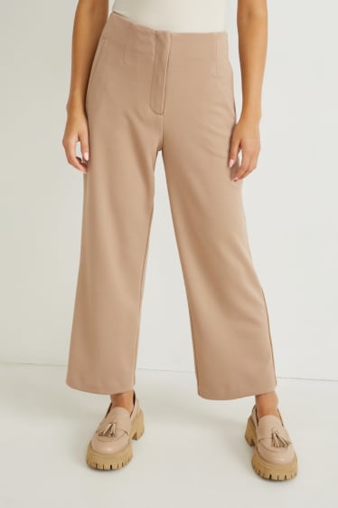 Dames - Culotte - high waist - beige