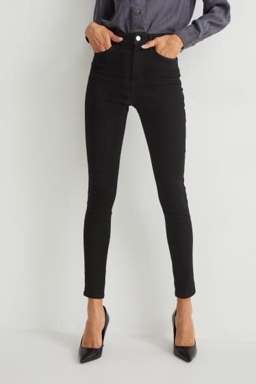 Donna - Jeggings - vita alta - nero