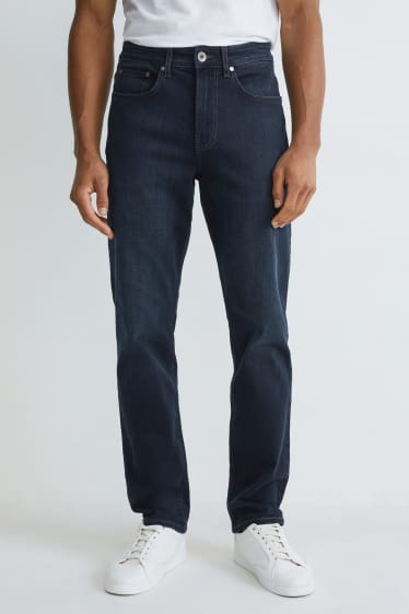 Uomo - Straight jeans - LYCRA® - jeans blu scuro