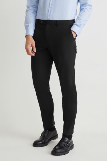 Uomo - Pantaloni coordinabili - body fit - Flex - LYCRA® - Mix & Match - blu scuro