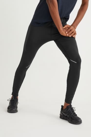 Pánské - Funkční legíny  - černá