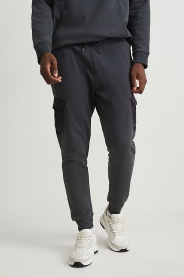 Hommes - Pantalon de jogging - gris foncé