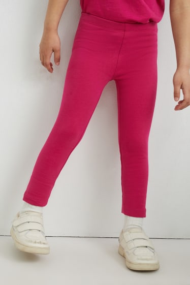 Kinder Mädchen - Thermoleggings - pink