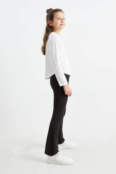 Bambine - Confezione da 2 - leggings - nero
