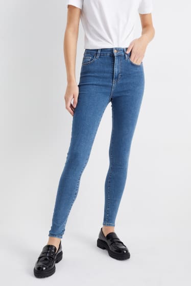 Donna - Jegging jeans - vita alta - jeans blu