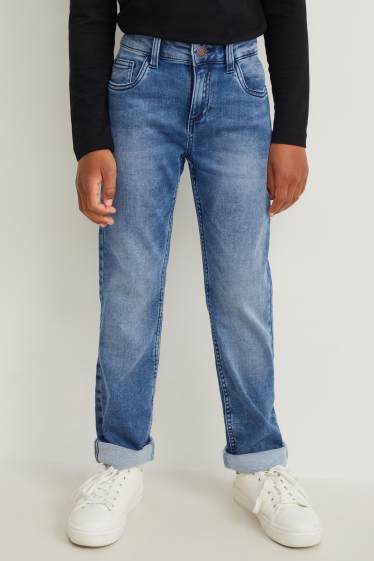 Nen - Straight jeans - texà blau