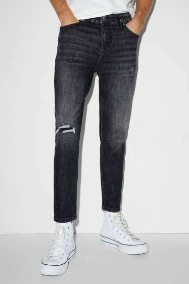Hommes - Carrot jean - LYCRA® - jean gris foncé