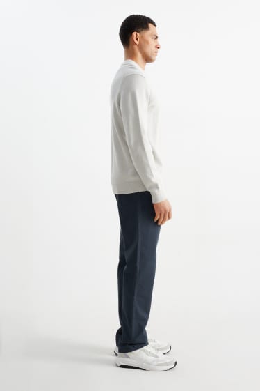 Heren - Broek - regular fit - donkergrijs