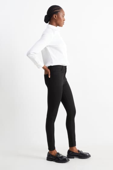 Mujer - Jegging jeans - high waist - negro