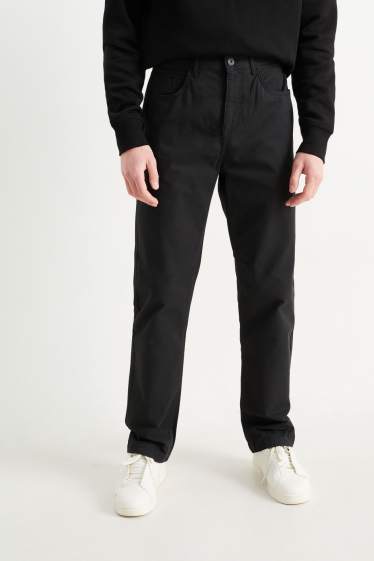 Heren - Broek - regular fit - zwart
