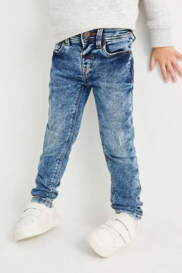 Kinderen: jongens - Super skinny jeans - jeansblauw