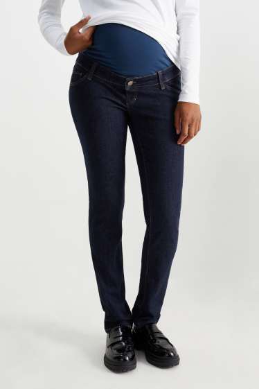 Donna - Jeans premaman - slim fit - LYCRA® - jeans blu scuro