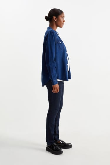 Donna - Jeans premaman - slim fit - LYCRA® - jeans blu scuro