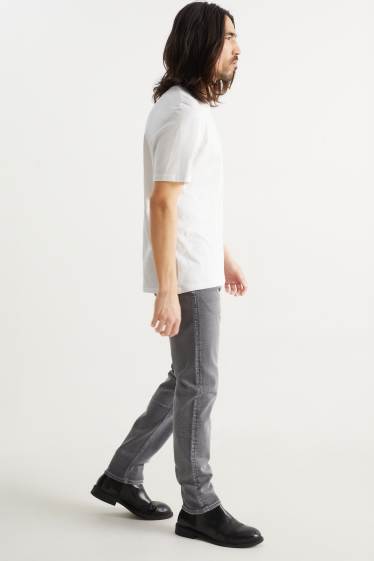 Bărbați - Slim jeans - LYCRA® - denim-gri deschis