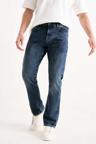 Hommes - Straight jean - LYCRA® - jean bleu foncé