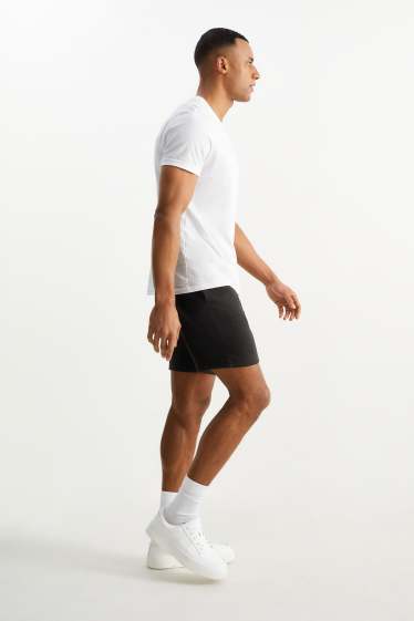 Heren - Sweatshorts - zwart
