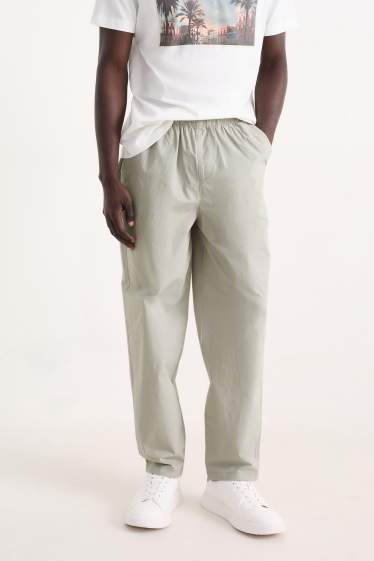 Heren - Chino - tapered fit - grijs