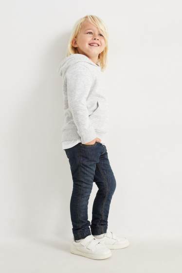 Children Boys - Slim jeans - thermal jeans - denim-dark blue