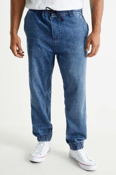 Men - Tapered jeans - Flex jog denim - LYCRA® - denim-dark blue