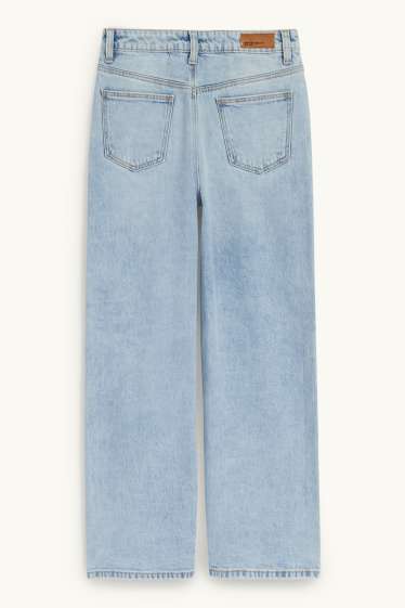 Bambine - Jeans a gamba ampia - jeans azzurro