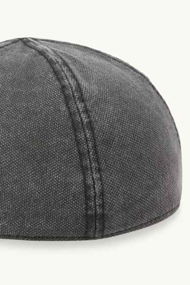 Herren - Schiebermütze - dunkelgrau