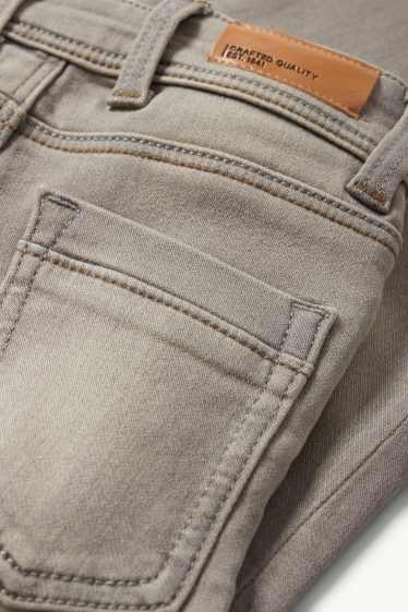 Enfants garçons - Skinny jean - jean gris clair