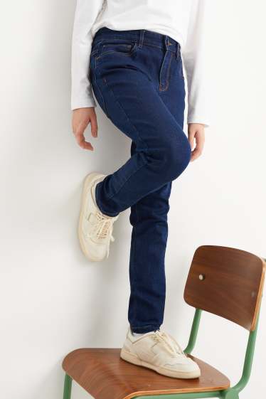 Kinder Buben - Multipack 2er - Skinny Jeans - schwarz