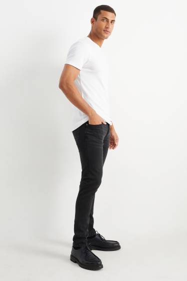 Heren - Skinny jeans - jeansdonkergrijs