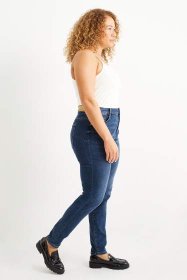 Dámské - Skinny jeans - mid waist - LYCRA® - džíny - modré