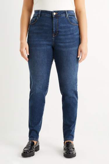 Dámské - Skinny jeans - mid waist - LYCRA® - džíny - modré